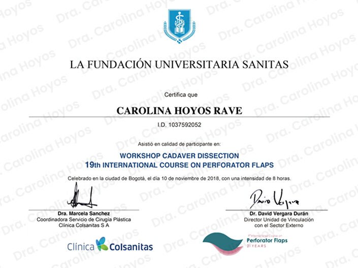Certificados de la Dra Carolina Hoyos (2)
